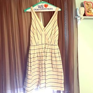 J Crew Linen Dress with pockets